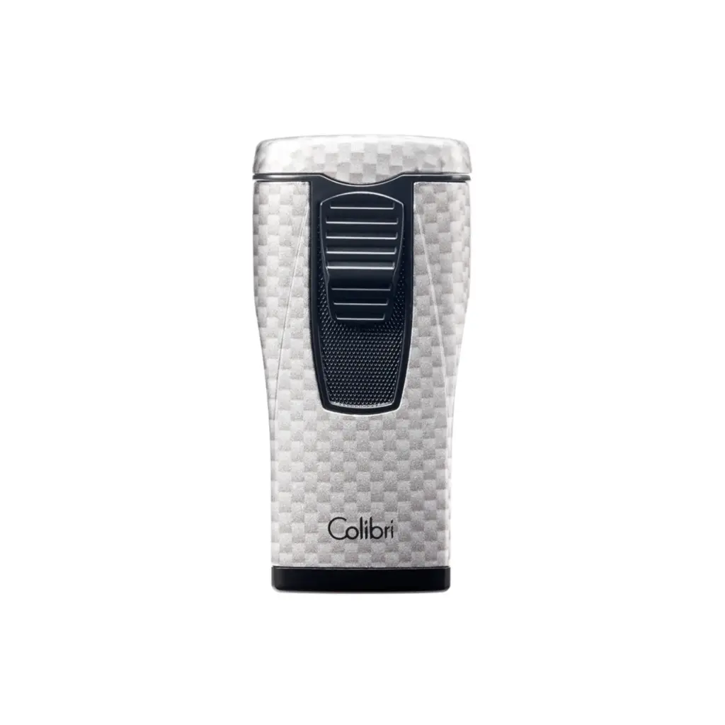 Lighter - Colibri Monaco Carbon Silver