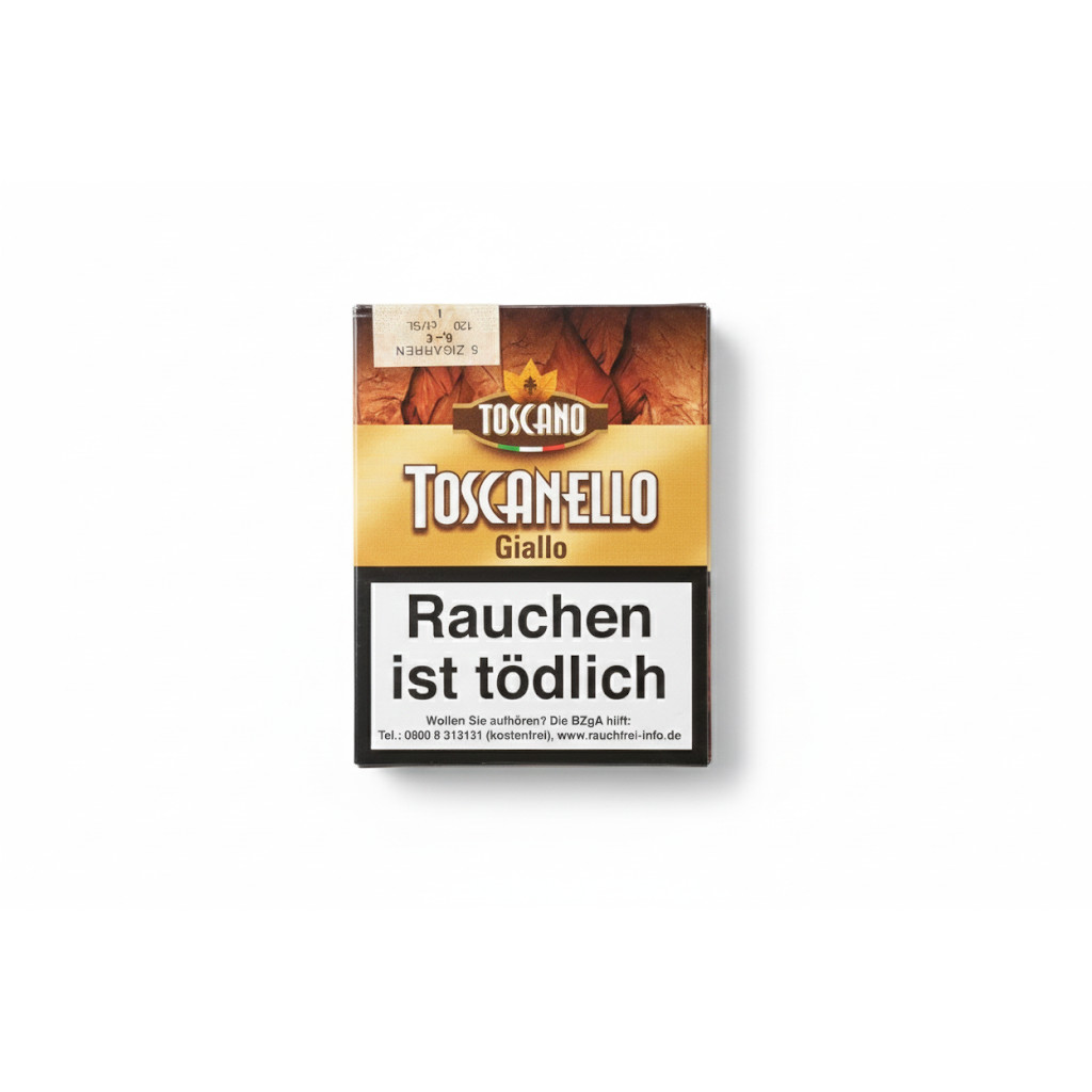 Toscanello Giallo (Vaniglia) - Pack Of 5 Cigarillos