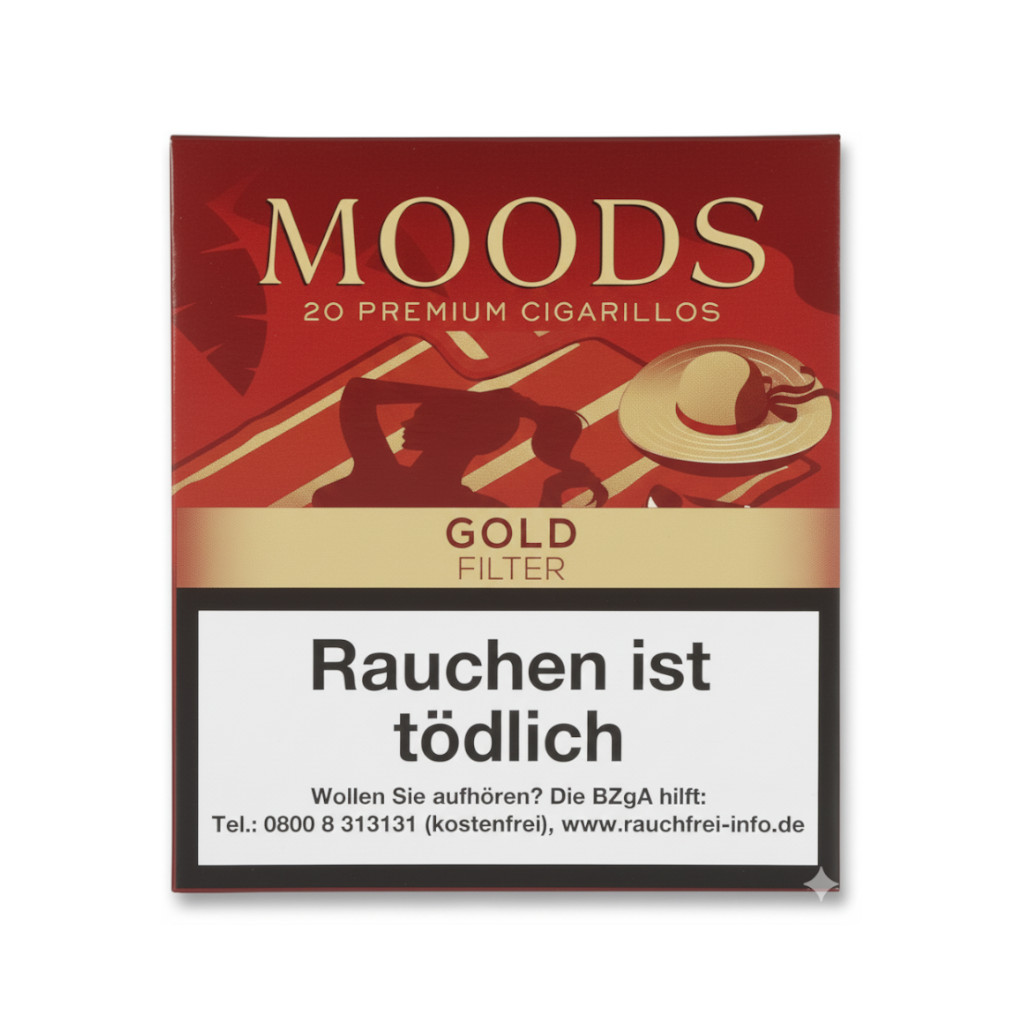 Danneman Moods Gold Filter - Pack Of 20 Cigarillos