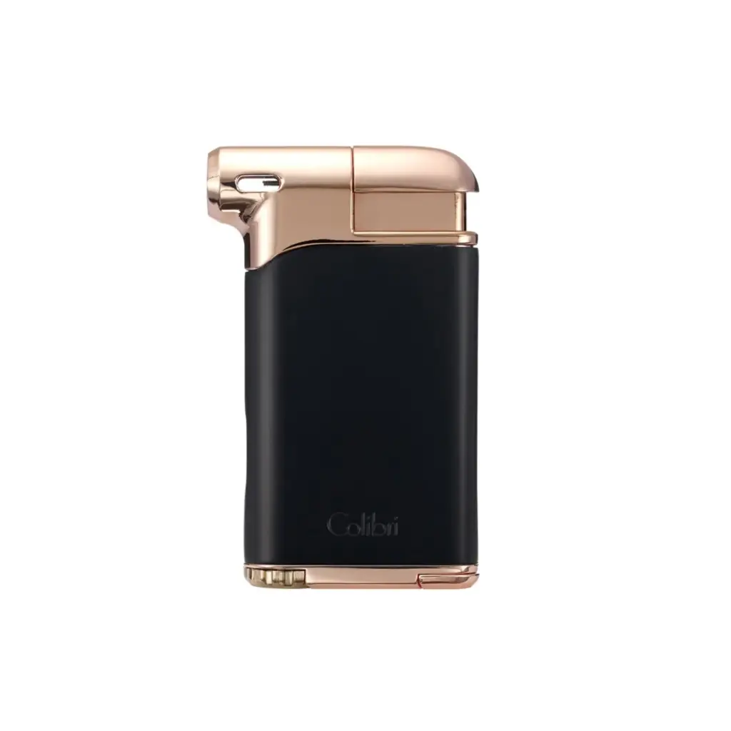 Pipe Lighter - Colibri Pacific Soft Flame Black/Rose Gold