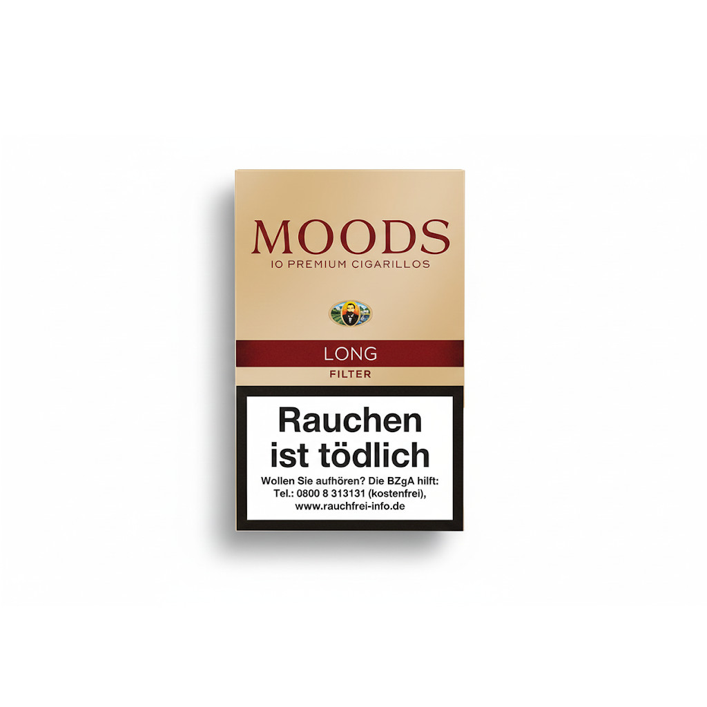 Danneman Moods Long Filter - Pack Of 10 Cigarillos
