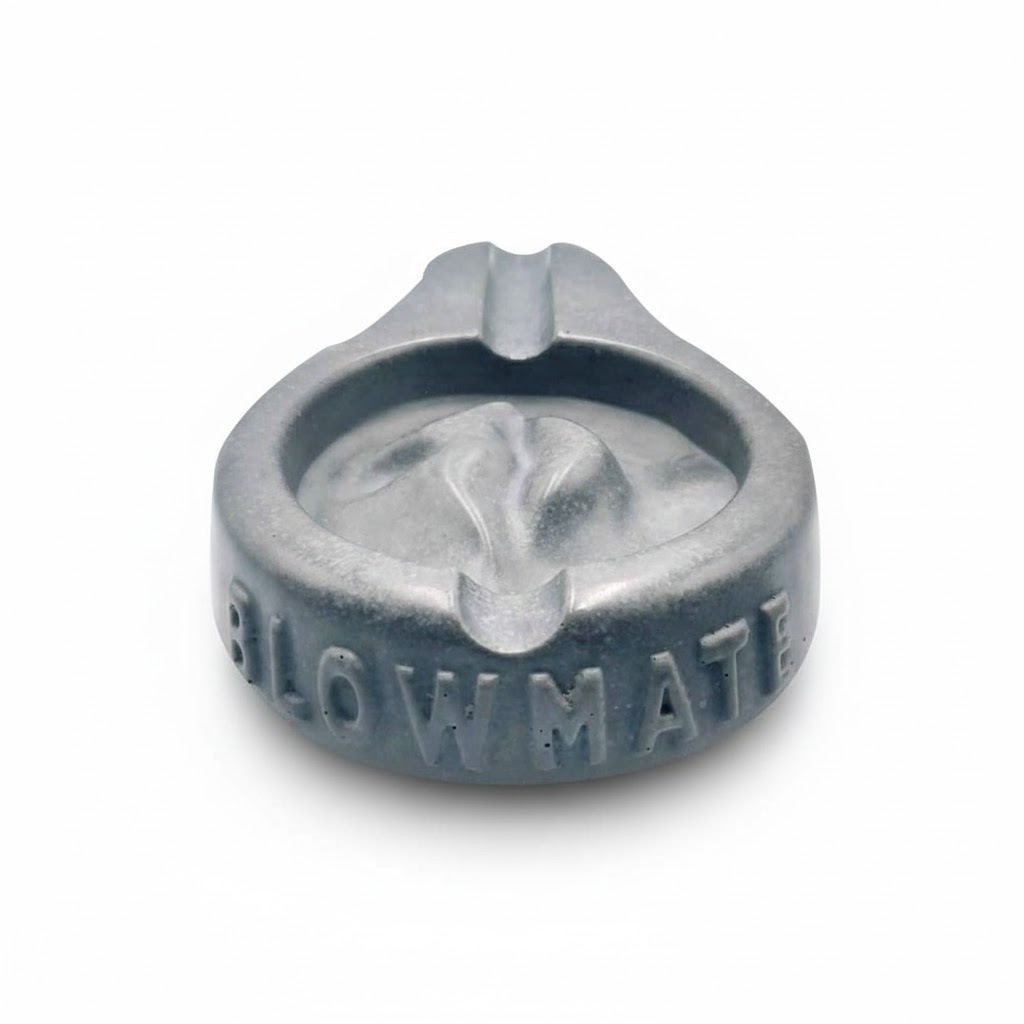 Ashtray - Blowmate Smokey Grey - 2 Cigars