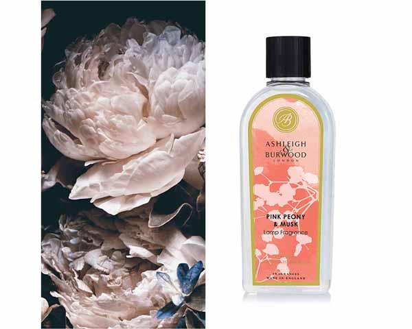 Lamp Fragrance - Ashleigh & Burwood Pink Peony & Musk - 500Ml
