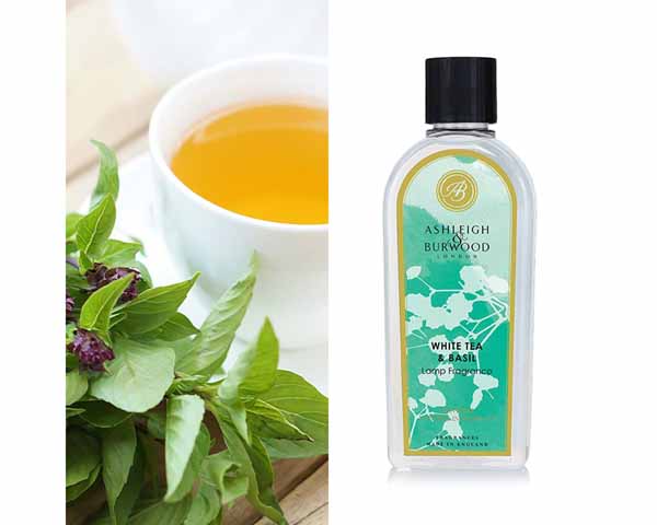 Lamp Fragrance - Ashleigh & Burwood White Tea & Basil - 500ml
