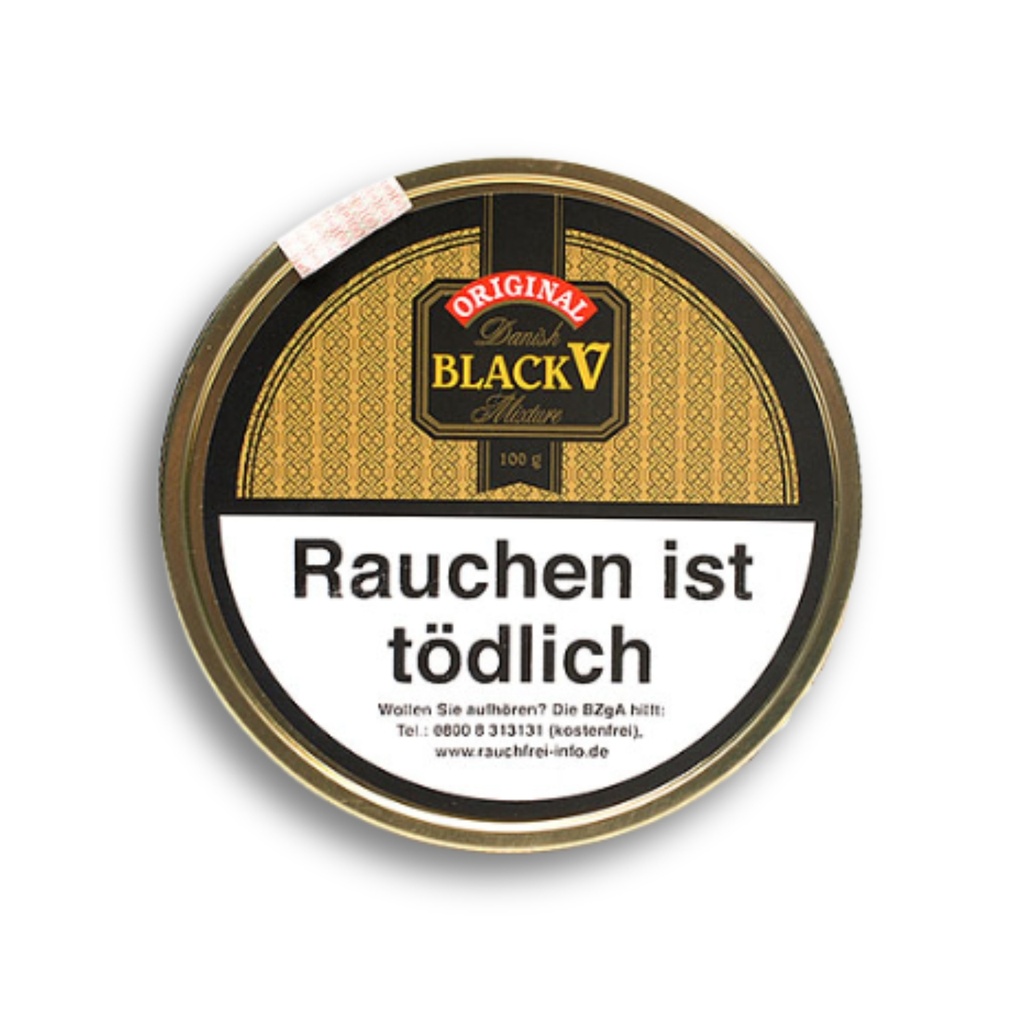 Pipe Tobacco - Mac Baren Danish Black V - Tin Of 100g