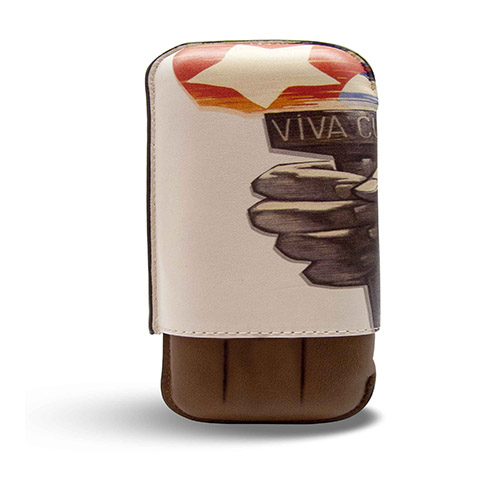 Cigar Case - Recife Viva Cuba Bourbon - 3 Cigars