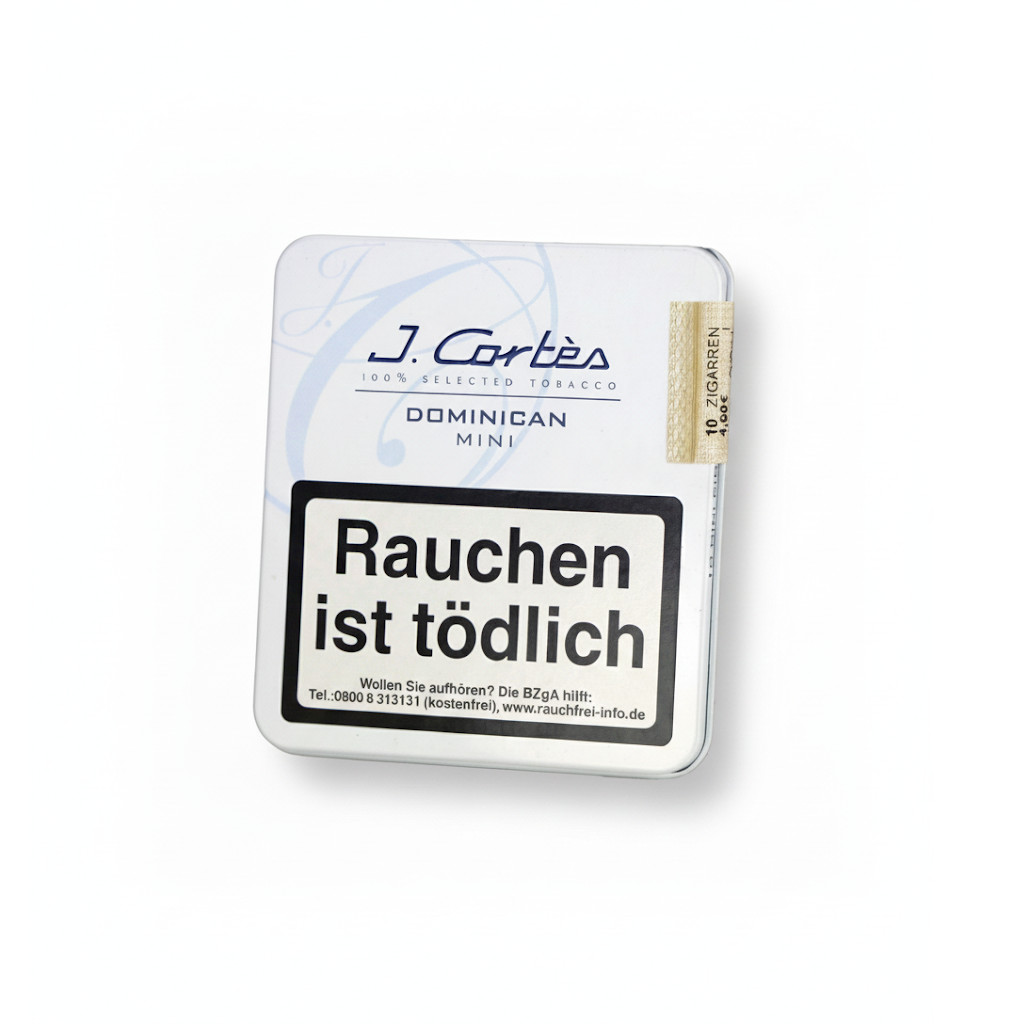 J. Cortes Dominican Mini - Pack Of 10 Cigarillos