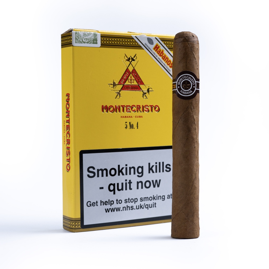Montecristo No. 4 - Pack Of 5 Cigars