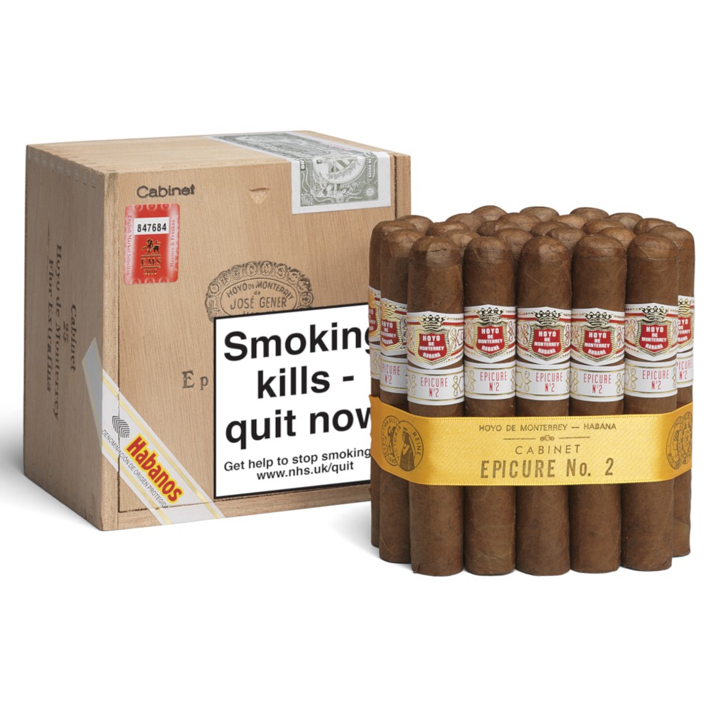 Hoyo De Monterrey Epicure No. 2 Aged 2019 - Box Of 25 Cigars