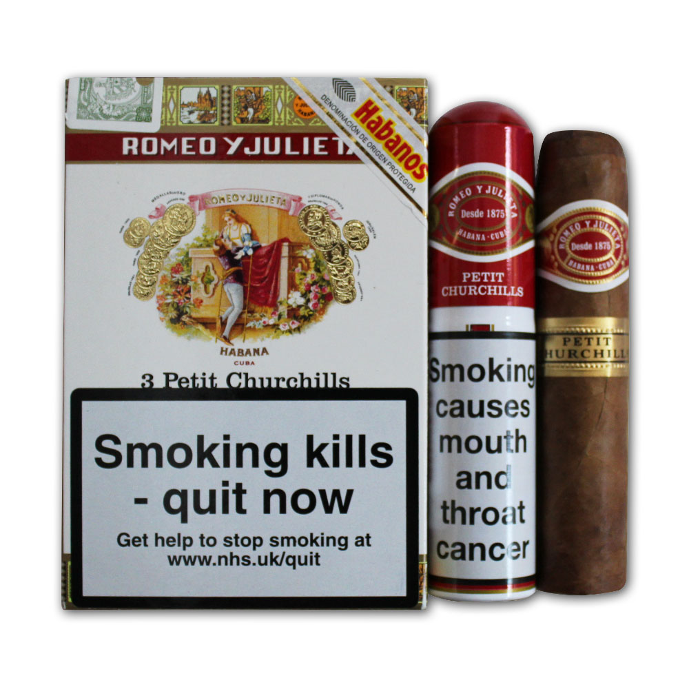Romeo Y Julieta Petit Churchills A.T. - Pack Of 3 Cigars