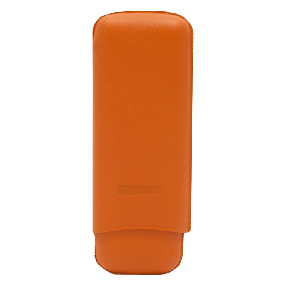 Cigar Case - Martin Wess 571 Dante Gigantes Orange - 2 Cigars