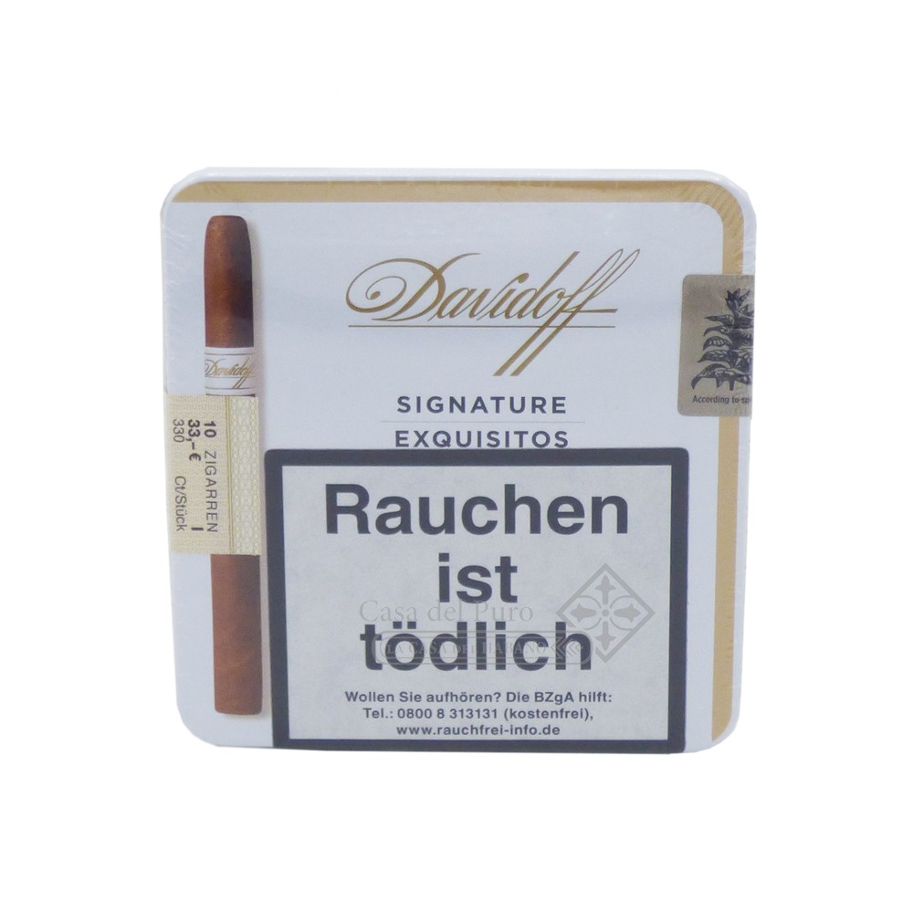 Davidoff Signature Exquisitos - Box Of 10 Cigarillos
