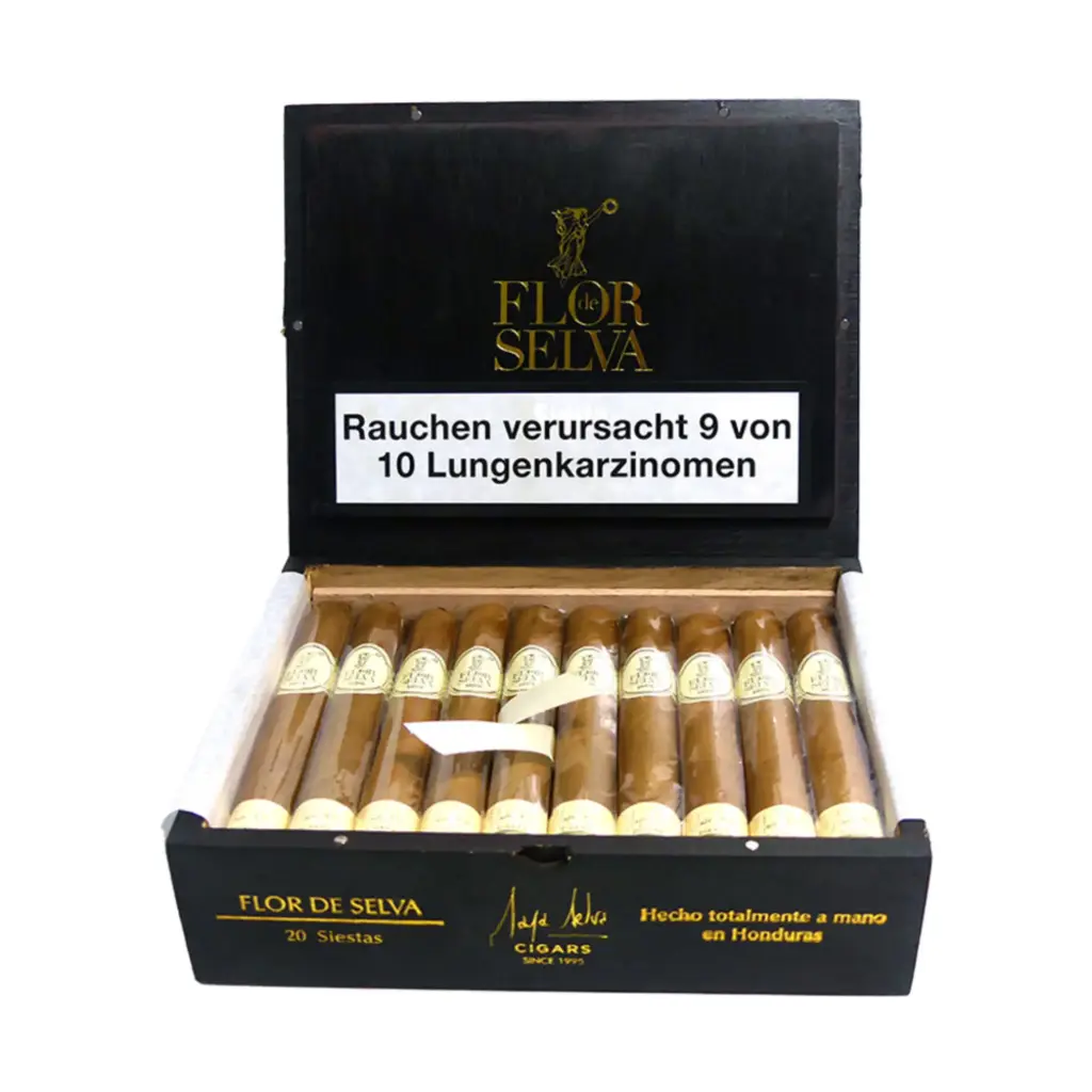Flor De Selva Siesta Tres Petit Corona - Box Of 20 Cigars