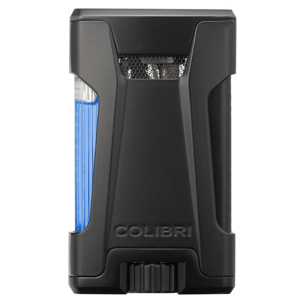 Lighter - Colibri Rebel Double Jet Black
