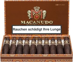 Macanudo Maduro Diplomat - Box Of 10 Cigars