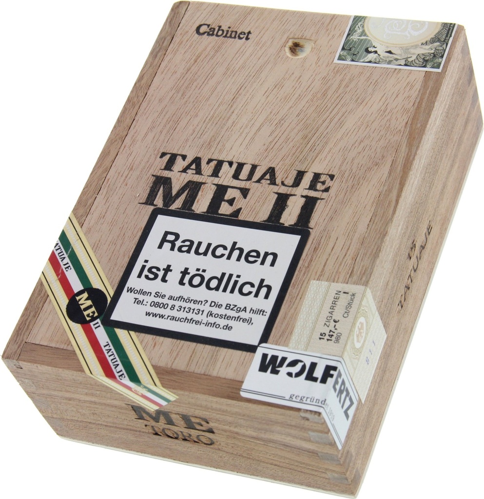 Tatuaje Mexican Experiment Me Ii Toro - Box Of 15 Cigars