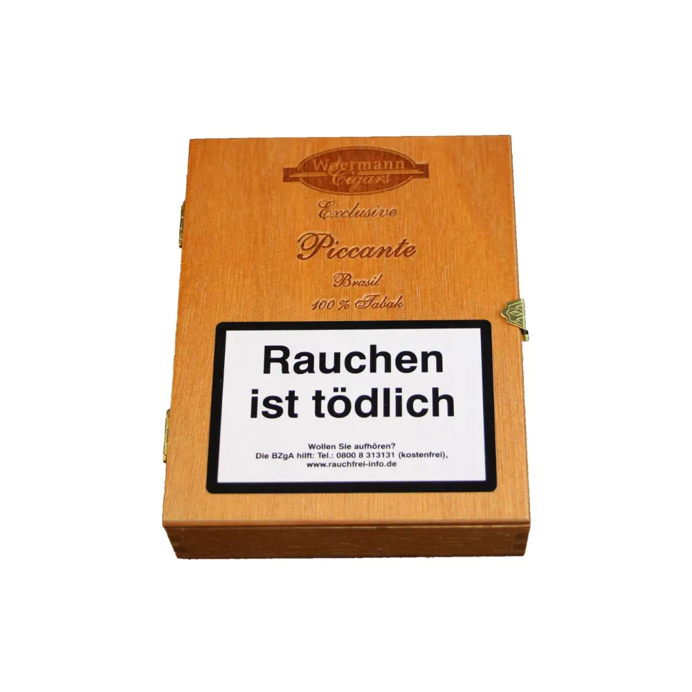 Woermann Cigars Exclusive Piccante Brazil - Pack Of 16 Cigarellos