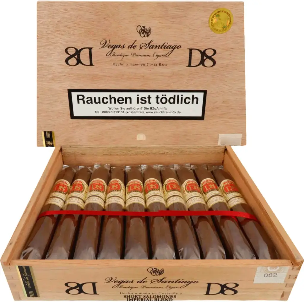 Vegas De Santiago D8 Short Salomones - Box of 20