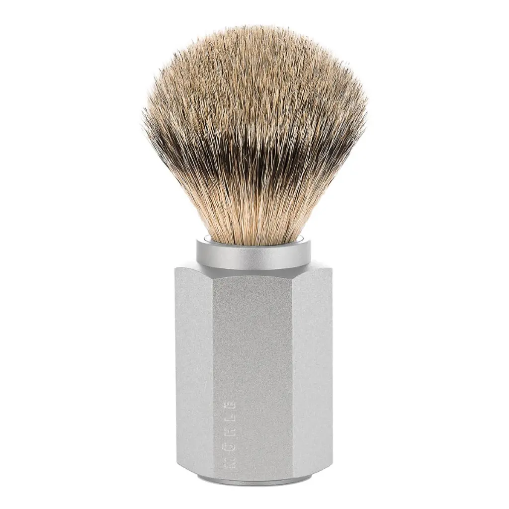 Shaving Accessories - Mühle Brush Hexagon Silvertip Graphite