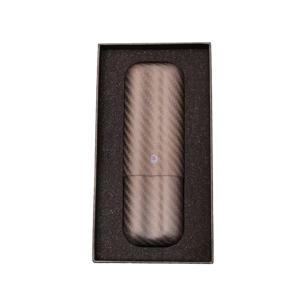 Cigar Case - Dominique London Signature Carbon Fibre 2 Cigar