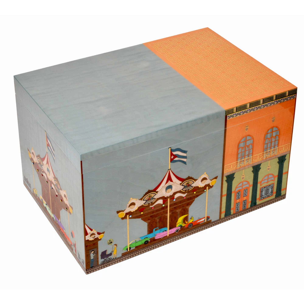 Humidor - Elie Bleu Casa Cubana Carousel - 125 cigars