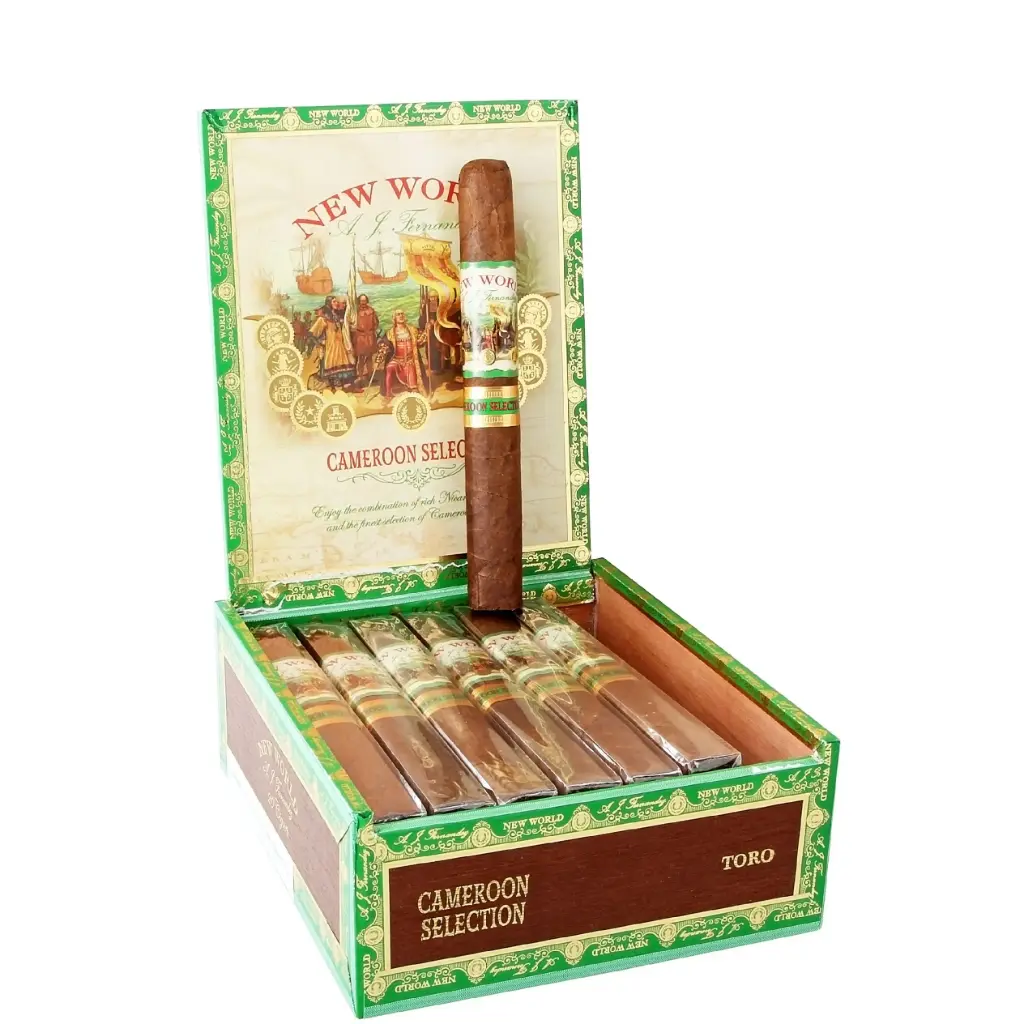 Aj Fernandez New World Cameroon Toro - Box of 20  Cigars