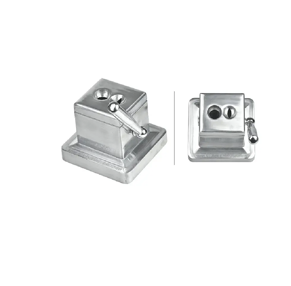 Cigar Cutter - Lubinski S - V Table Cutter Chrome Matt