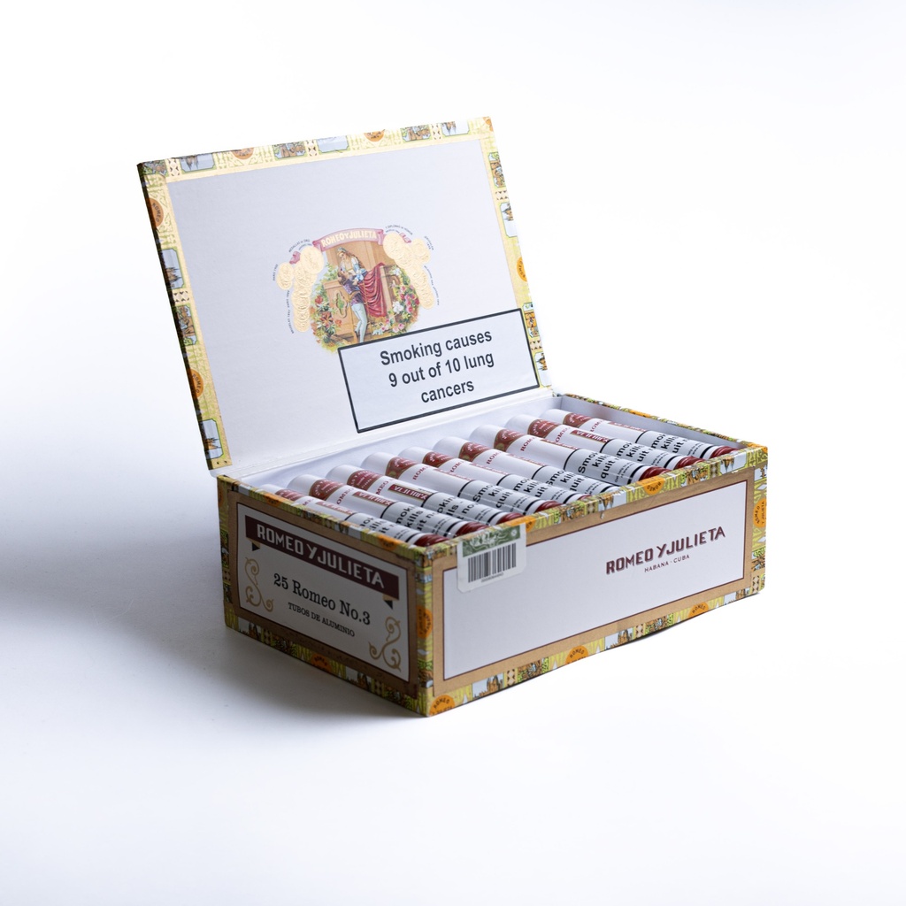 Romeo y Julieta No. 3 A.T. - Box Of 25 Cigars