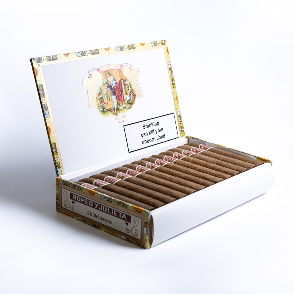 Romeo y Julieta Belicosos - Box Of 25 Cigars