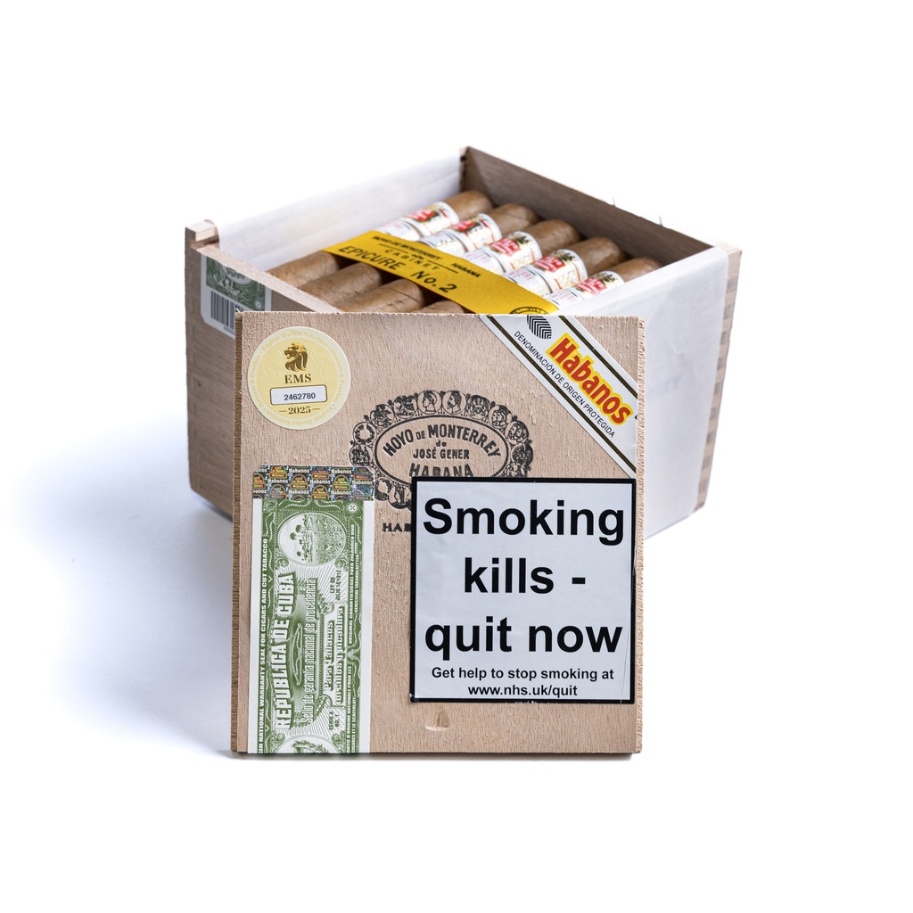 Hoyo de Monterrey Epicure No. 2 - Box of 25 Cigars