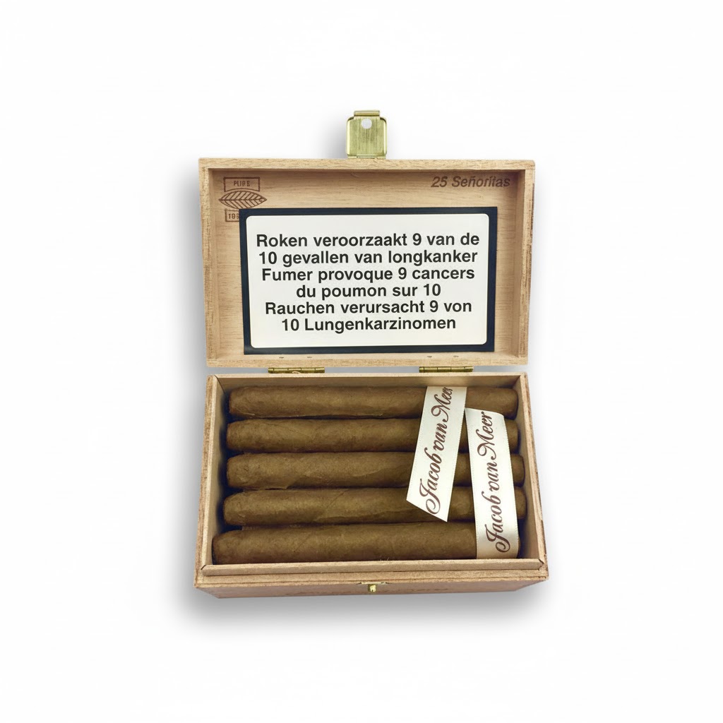 Jacob Van Meer Señoritas - Box Of 25 Cigarillos