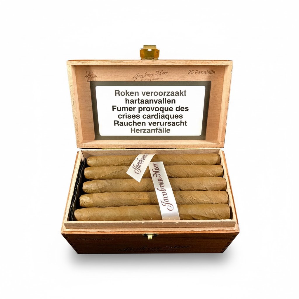 Jacob Van Meer Panatella - Box Of 25 Cigarillos