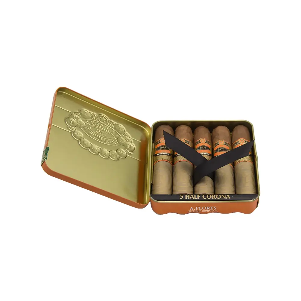 A. Flores Gran Reserva Half Corona Sungrown - Tin of 5 Cigars