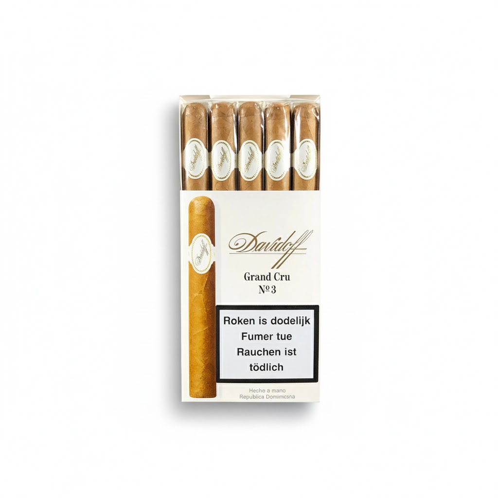 Davidoff Grand Cru No. 3 - Pack Of 5 Cigars