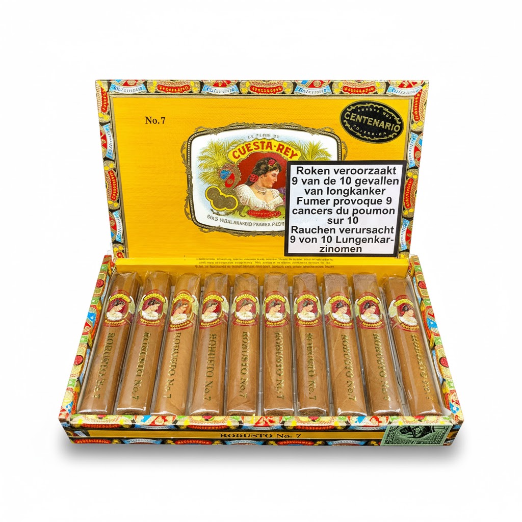 Cuesta Rey Robusto No. 7 Natural - Box Of 10 Cigars