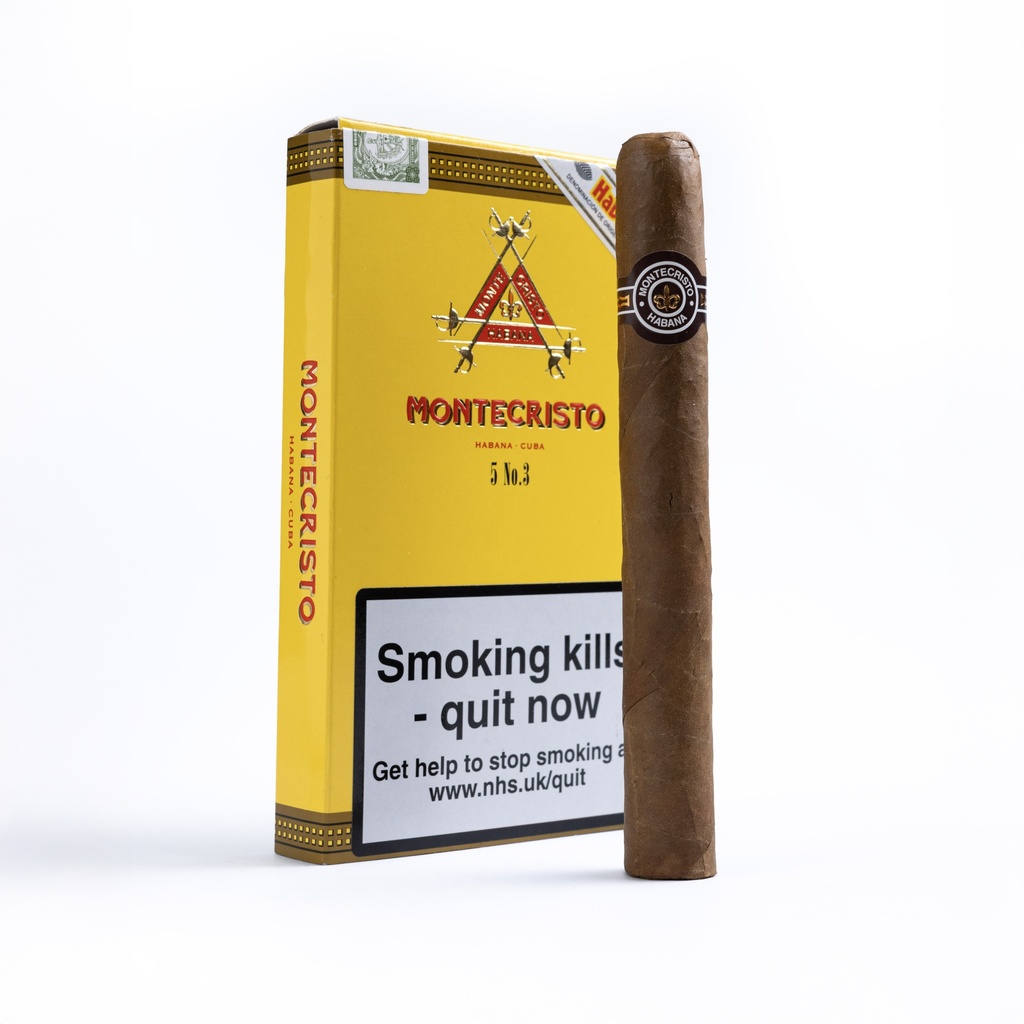 Montecristo No. 3 - Pack Of 5 Cigars