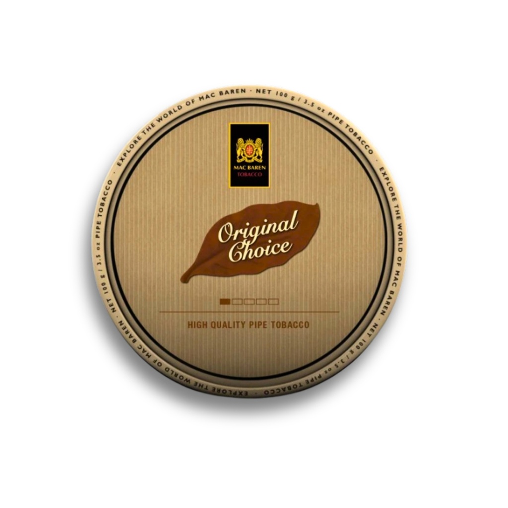 Pipe Tobacco - Mac Baren Original Choice - Tin Of 100g