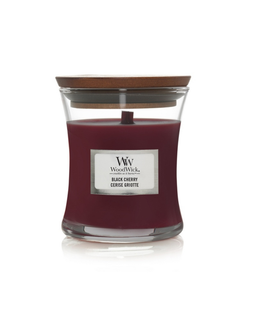 Candle - Woodwick Black Cherry - Medium