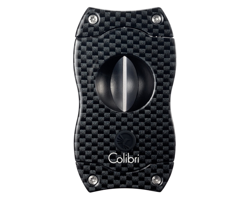 Cigar Cutter - Colibri V-Cut Carbon Fibre Black