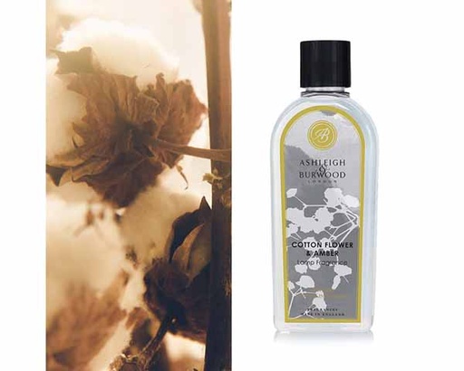 [13168] Lamp Fragrance - Ashleigh & Burwood Cotton Flower & Amber - 500Ml