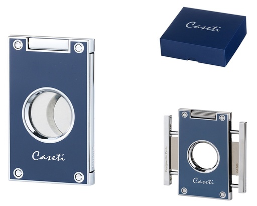 [17414] Cigar Cutter - Caseti Paris Grey Blue