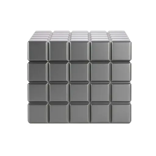 [17911] Humidor - Colibri Heritage Cube Charcoal - 60-80 Cigars