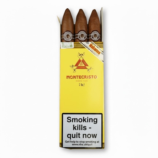 [8136] Montecristo No. 2 - Pack of 3 Cigars